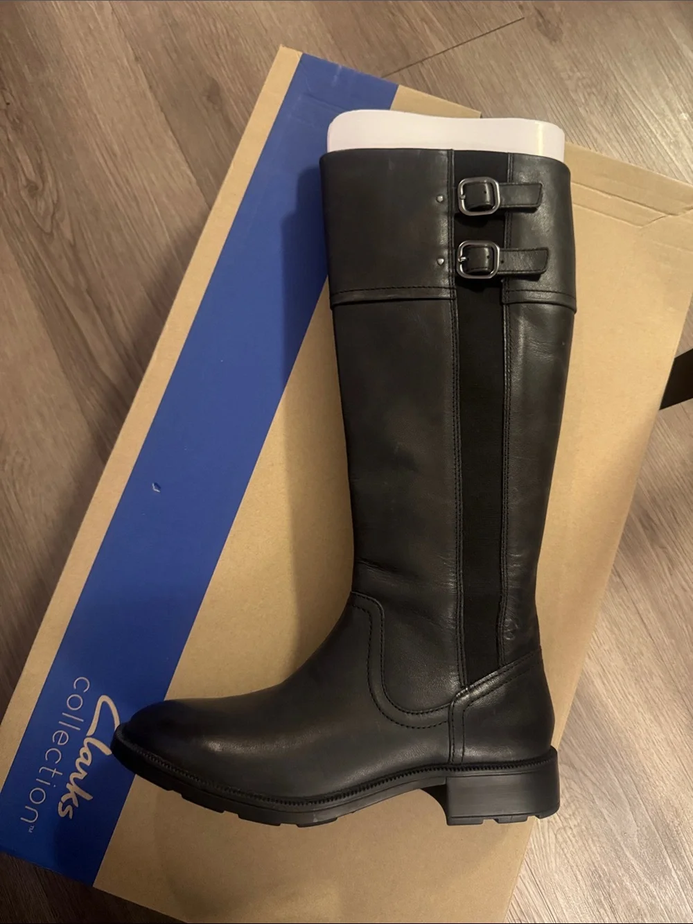 🔥Clarks Collection Leather Tall Shaft Boots- Adalynn Hope🔥BRAND NEW Size 7 ❣️